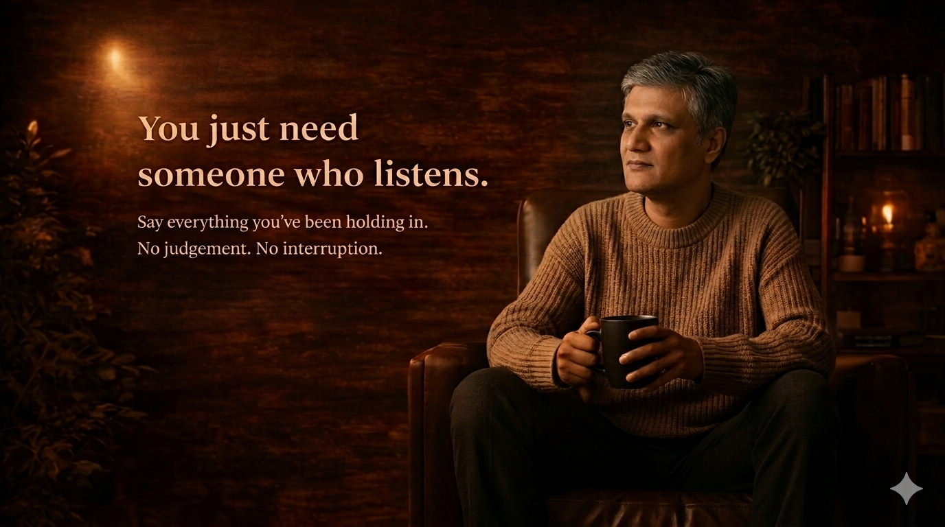 Rahul - A warm presence ready to listen